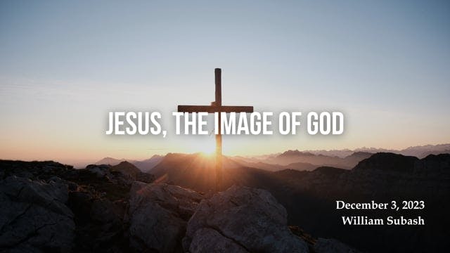 Jesus, the Image of God