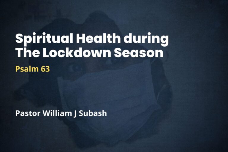 Spiritual Health during The Lockdown Season
