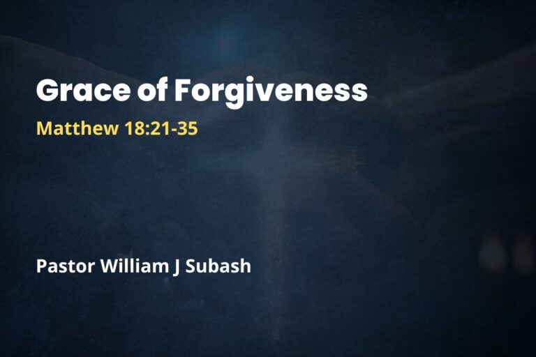 Grace of Forgiveness