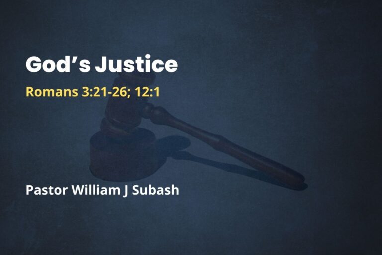 God’s Justice