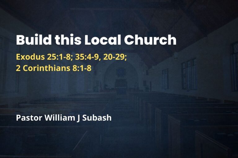 Build this Local Church