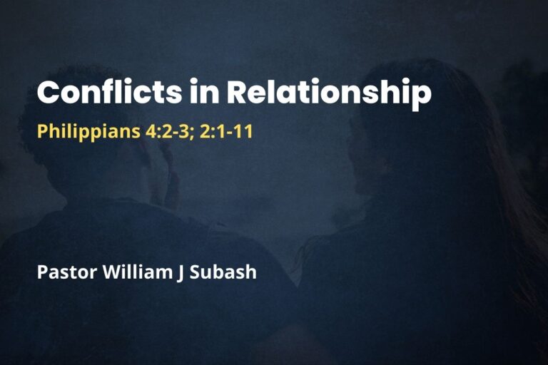 Conflicts in Relationship