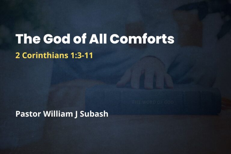The God of All Comforts