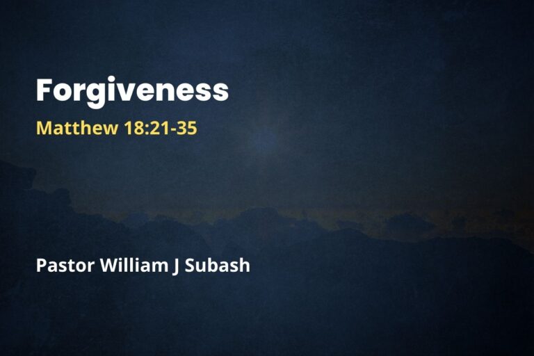 Forgiveness