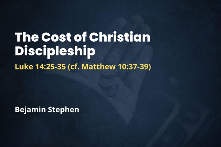 The Cost of Christian Discipleship