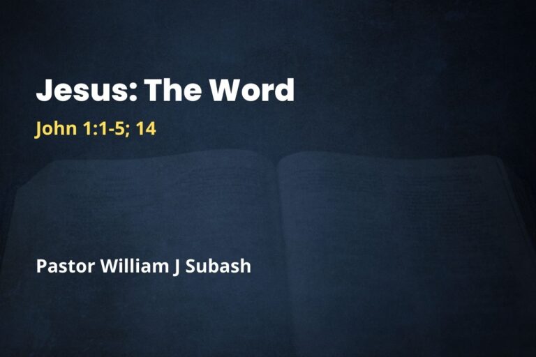 Jesus: The Word