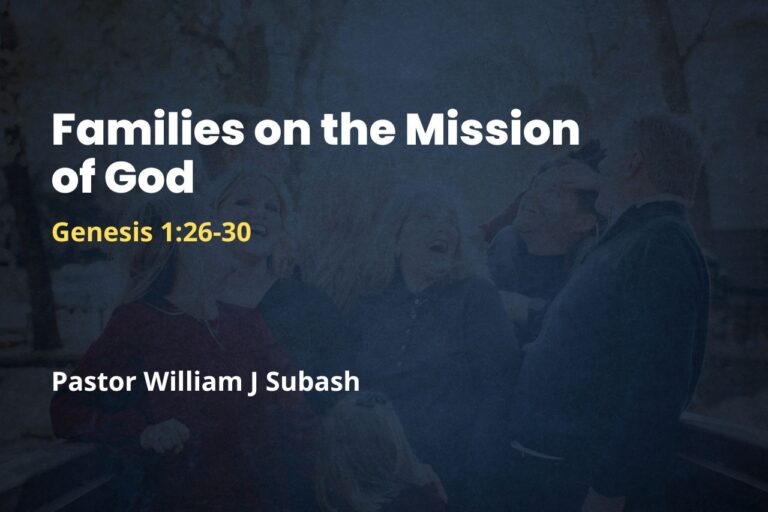 Families on the Mission of God
