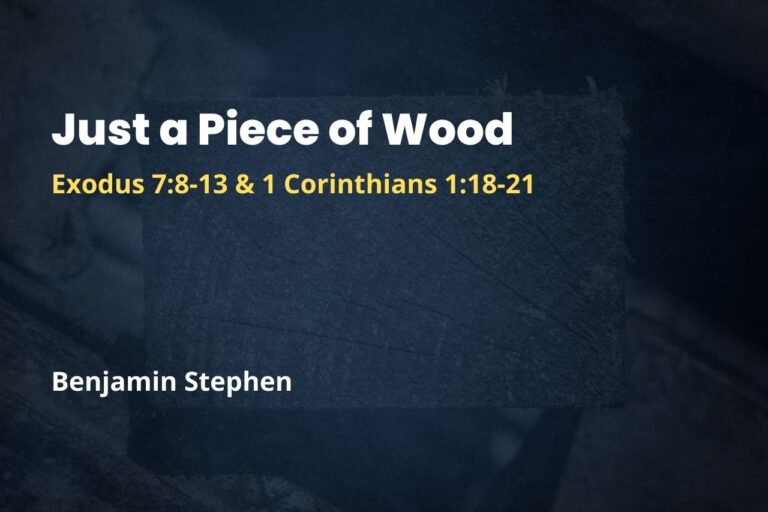 Just a Piece of Wood