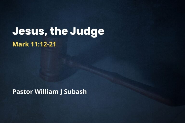 Jesus, the Judge