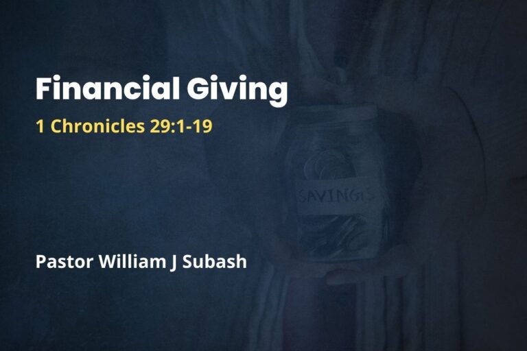 Financial Giving