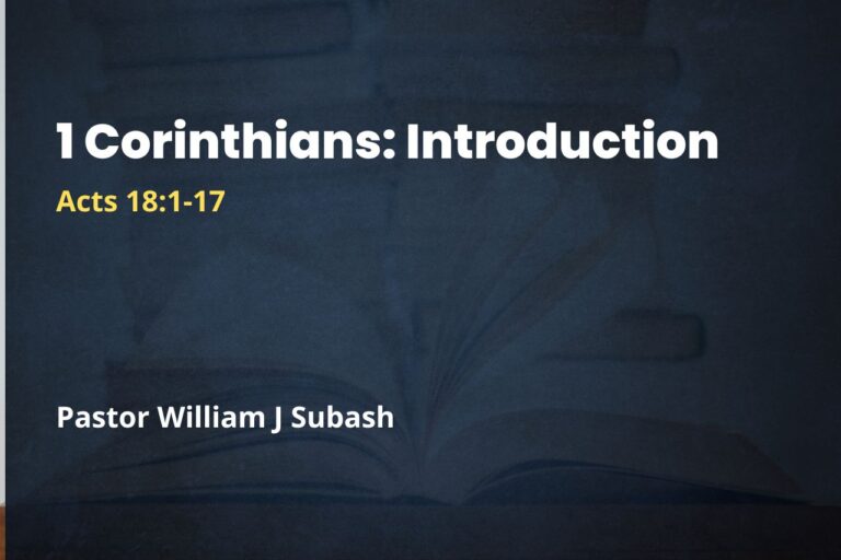 1 Corinthians: Introduction