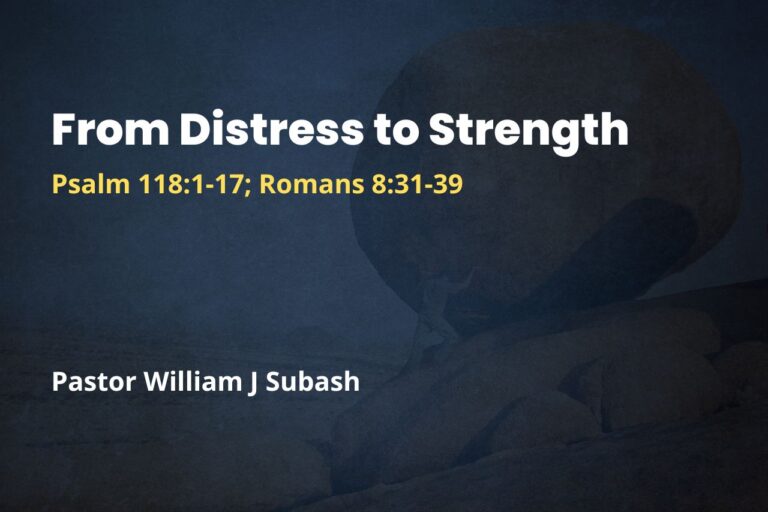 From Distress to Strength