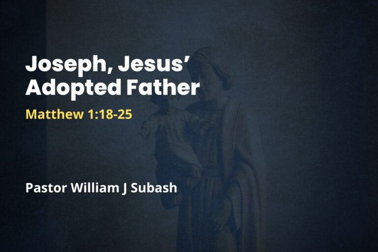 Joseph, Jesus’ Adopted Father