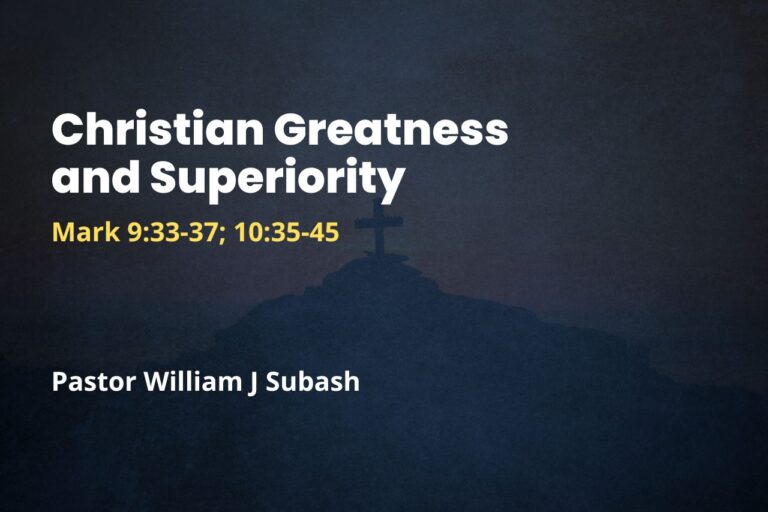 Christian Greatness and Superiority