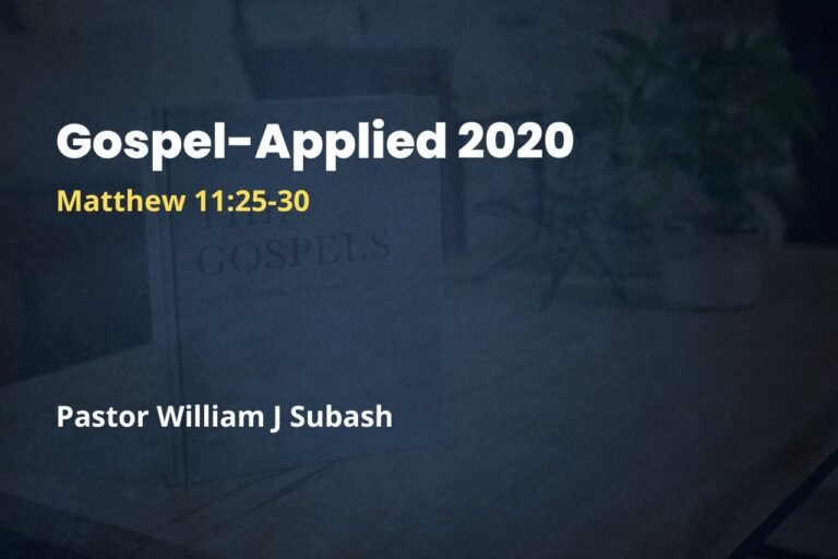 Gospel-Applied 2020