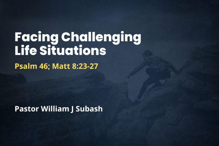 Facing Challenging Life Situations