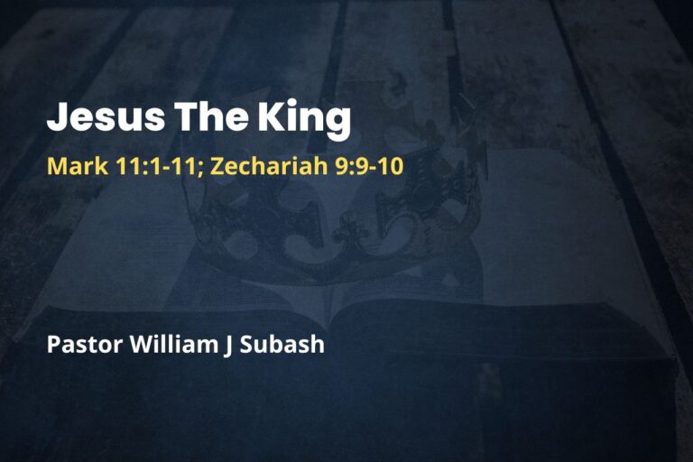 Jesus The King