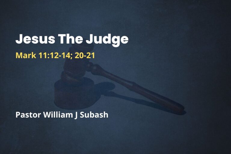 Jesus The Judge