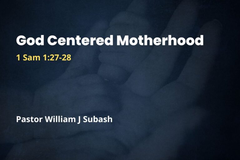 God Centered Motherhood