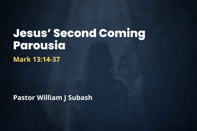 Jesus’ Second Coming—Parousia