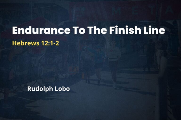 Endurance To The Finish Line
