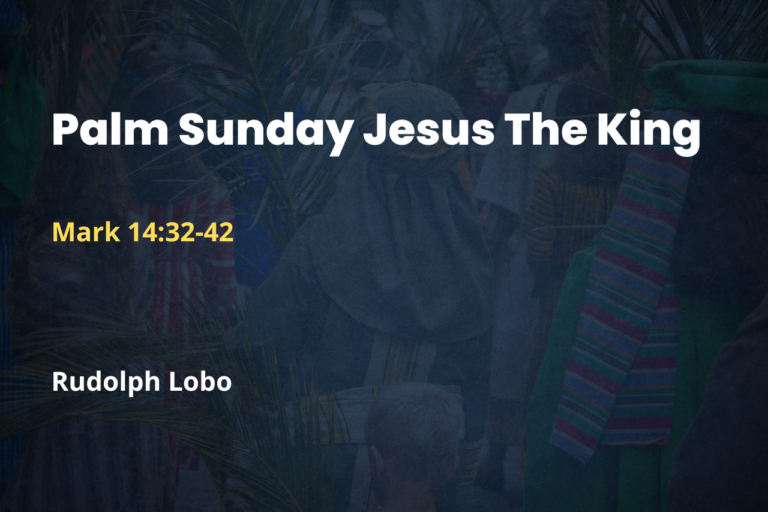 Palm Sunday-Jesus The King