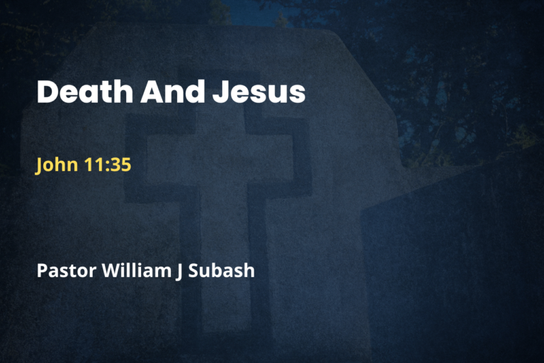Death and Jesus