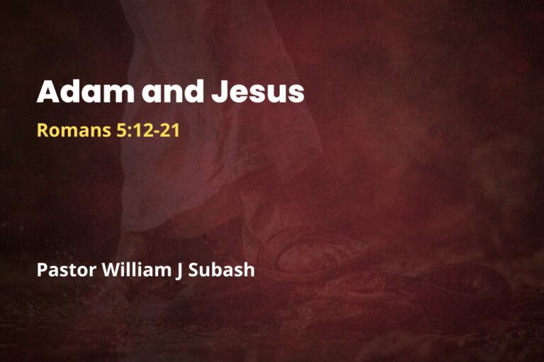 Adam and Jesus