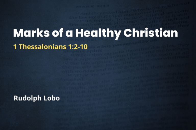 Marks of a Healthy Christian