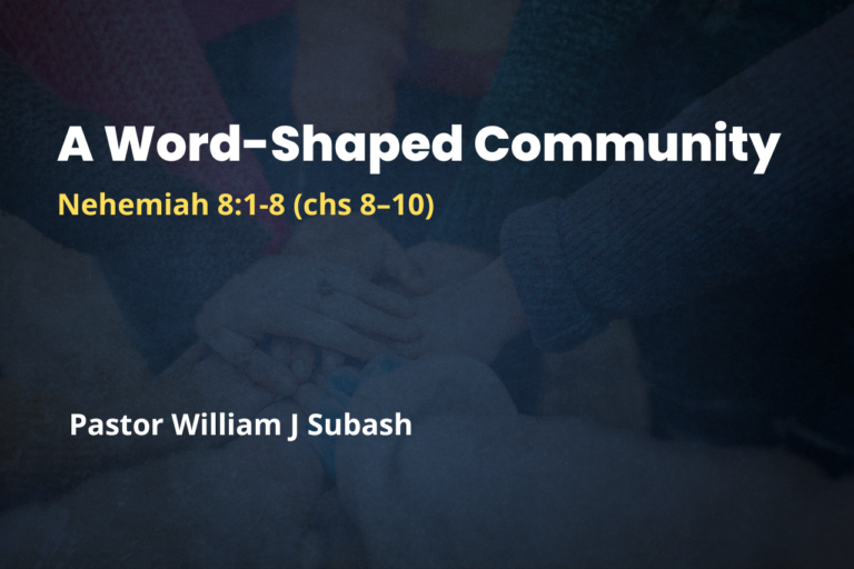 A Word-Shaped Community