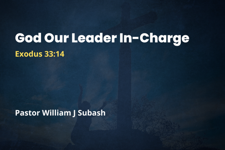 God Our Leader In-Charge