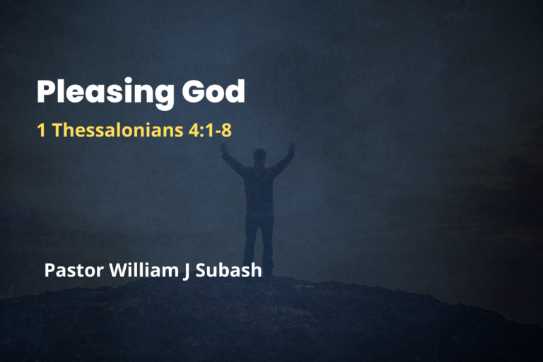 Pleasing God