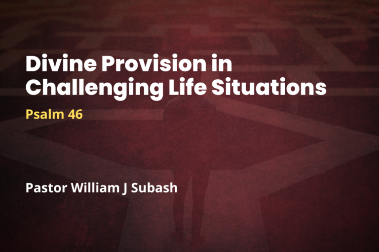Divine Provision in Challenging Life Situations